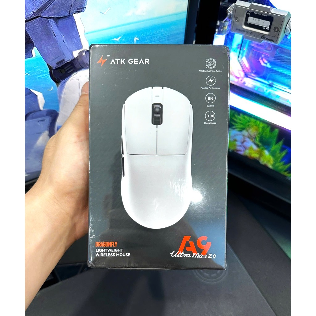 Chuột ATK Dragonfly A9 Ultramax 2.0 (Kèm sẵn receiver 8K) , giá rẻ nhất thị trường