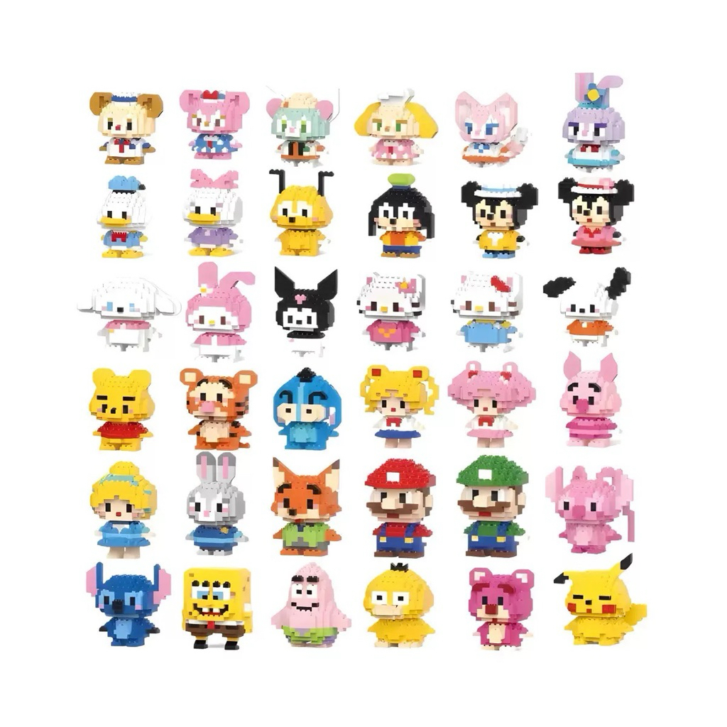 Bộ đồ chơi xếp hình lắp ráp mini 3D cưng xiêu!!!