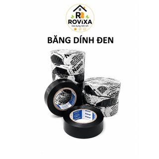 Băng Dính Đen Nano Cách Điện Chống Thấm Đa Năng Dán Điện, Quấn Dây Điện, Nhiều Kích Cỡ