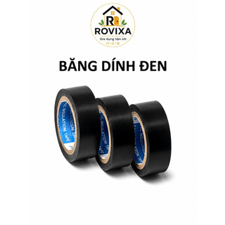 Băng Dính Đen Nano Cách Điện Chống Thấm Đa Năng Dán Điện, Quấn Dây Điện, Nhiều Kích Cỡ