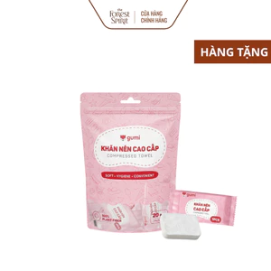 Khăn mặt nén cao cấp (1 chiếc) - GUMI