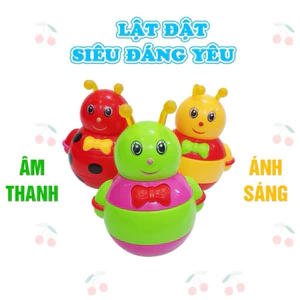 Lật đật hình chú ong có nhạc và đèn cho bé