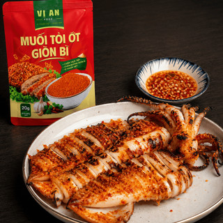 Muối Tỏi Ớt Vị An - Hũ 100G, Bí Quyết Giòn Bì Nhanh, Ướp Thịt - Hải Sản - Chấm Trực tiếp ( Thơm ngon - Tiệt kiệm ).