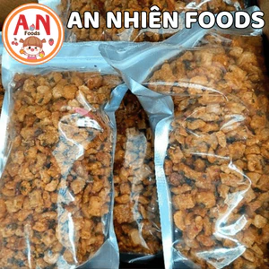 Túi 1 Kg- Tóp mỡ liền da sốt mắm hành [Có hồ sơ công bố- hóa đơn VAT]