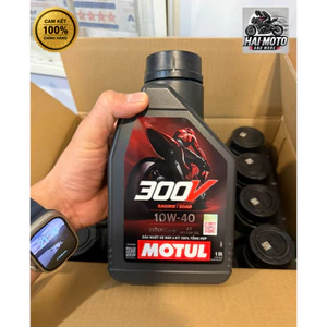 MOTUL 300V ROAD RACING 10W40 CAM KẾT 100% MOTUL VN -Mẫu mới-