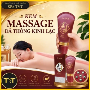 Kem Massage Đả Thông Kinh Lạc Gừng Ngải Cứu 150ml, Massage Dưỡng Sinh Giảm Đau Mỏi Toàn Thân