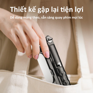 QAML A03 Gậy Tự Sướng Bluetooth 5 Trong 1 Tripod Mini 80cm Đèn LED Livestream Chống Rung