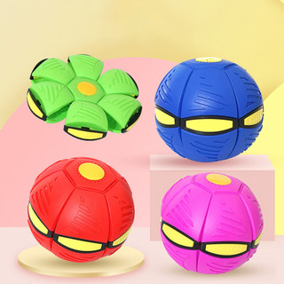 Đồ Chơi Bóng UFO Biến Hình Phát Sáng Cho Bé | Ép Thành Đĩa Bay Tự Bật Thành Bóng Hot Trend