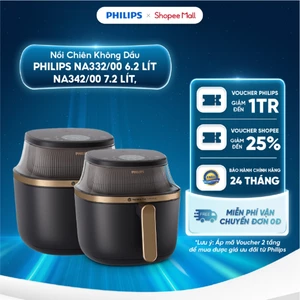 Nồi chiên không dầu Philips NA332/00 6.2 lít /NA342/00 7.2 lít, hàng chính hãng, BH 24 Tháng