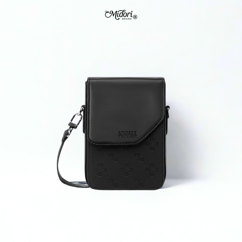 Túi xách SLOCK Đeo Chéo Da PU Nam Nữ Monogram Dập Chìm Cao Cấp Chính Hãng | Local Brand M STUDIO