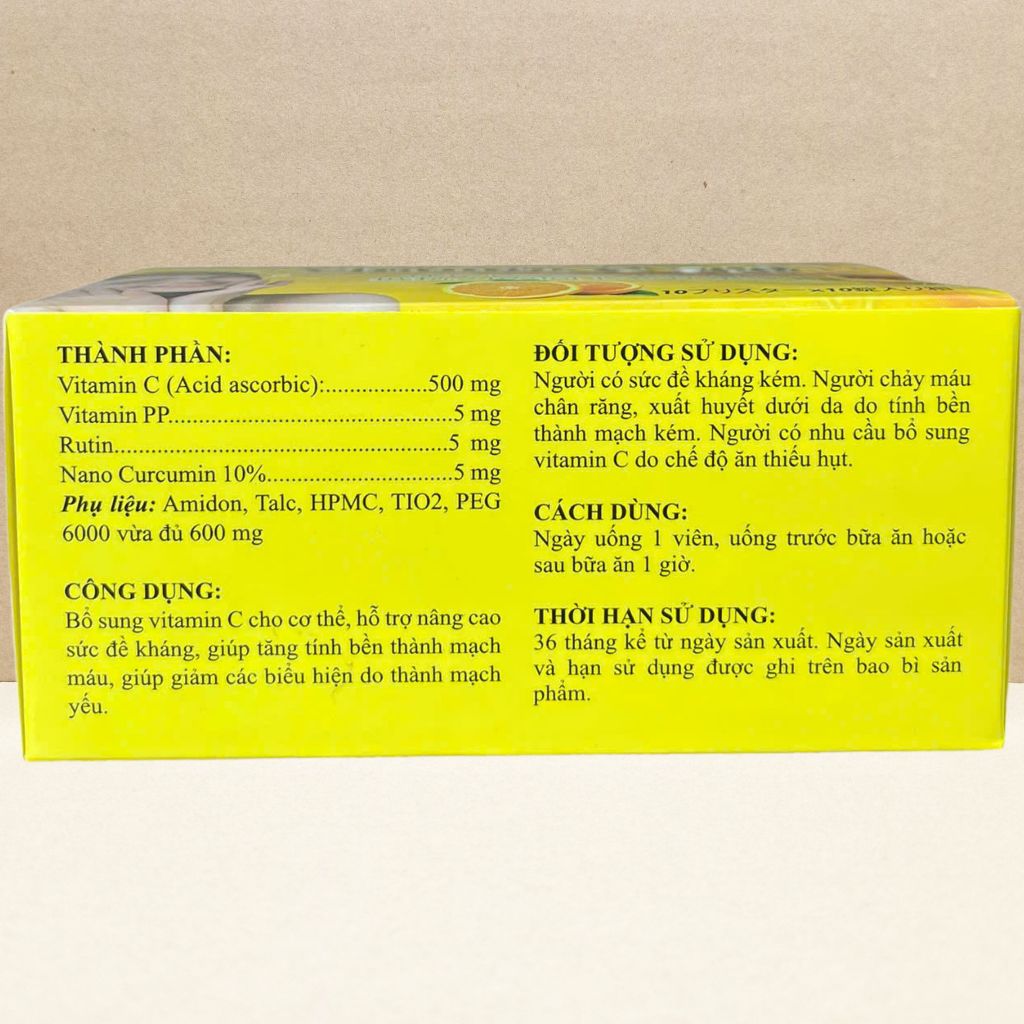 Combo 3 Hộp Vitamin C 500 Vỉ - Rostex - Takarai - Vitamin Chữa Lành