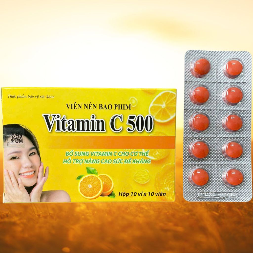 Vitamin C 500 Vỉ - Rostex - Takarai - Vitamin Thanh Lọc