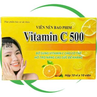 Vitamin C 500 Vỉ - Rostex - Takarai - Vitamin Phục Hồi