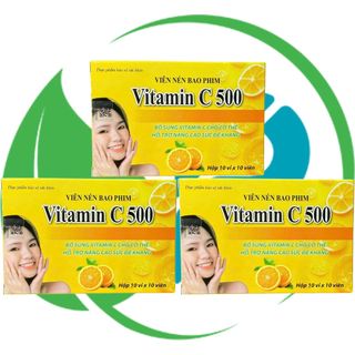 Combo 2 Hộp Vitamin C 500 Vỉ - Rostex - Takarai - Vitamin Phục Hồi