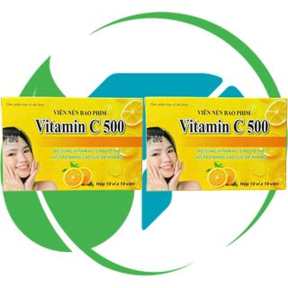 Vitamin C 500 Vỉ - Rostex - Takarai - Vitamin Phục Hồi