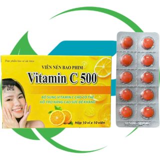 Vitamin C 500 Vỉ - Rostex - Takarai - Vitamin Phục Hồi