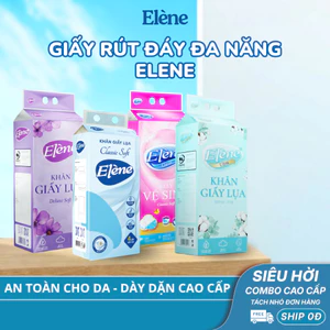 Giấy Rút Đáy Đa Năng Elene 4 Lớp Cao Cấp, Mềm Mịn, An Toàn