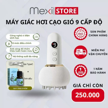 Máy Giác Hơi Cạo Gió Cầm Tay Giúp Giảm Đau Nhức Toàn Thân - Dụng Cụ Cạo Gió Cầm Tay Lưu Thông Khí Huyết