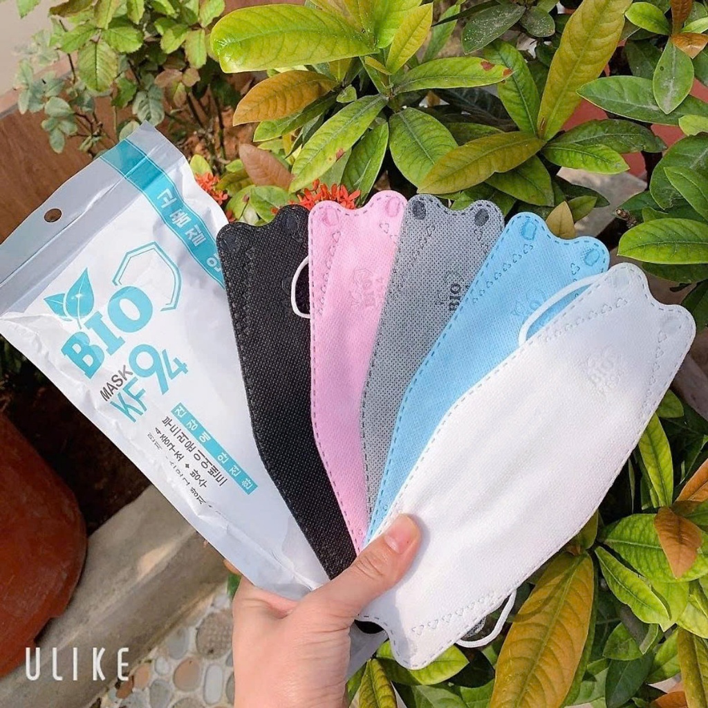 Thùng 300 cái khẩu trang kf94, khẩu trang 4 lớp kháng khuẩn chống bụi mịn, hàng chất lượng dày dặn, không xù lông