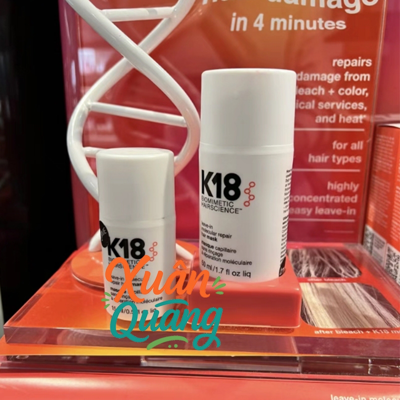 【Nhập khẩu từ Mỹ】Mặt Nạ Phục Hồi Tóc Hư Tổn K18 Leave-In Molecular Repair Hair Mask 50ml / 150ml