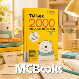 Combo Sách - Tự Học Ngữ Pháp tiếng Anh cơ bản + 2000 Từ Vựng (Khổ nhỏ cầm tay) - MCBooks Chính Hãng