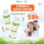 Dung dịch vệ sinh cho bé Orgabie - Khử mùi & Giảm hăm ngứa cho bé trai và bé gái