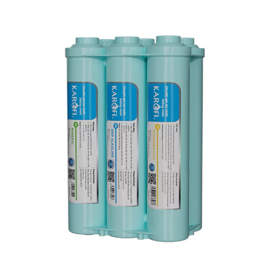 Bộ Lõi Lọc Nước Karofi Smax HP 6.2 – Chính Hãng, Gấp Đôi Hàm Lượng Hydrogen