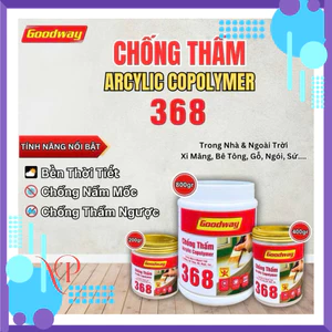 {Lon 200gram} Keo Chống Thấm Trong Suốt 368 Arcylic Copolymer (ban công, sân thượng, mái tol...)l)