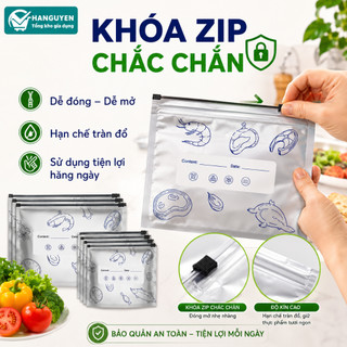 Combo sỉ 50 túi thực phẩm zip bạc đa năng, bảo quản hạt, trà, bánh kẹo và nhiều loại thực phẩm khác