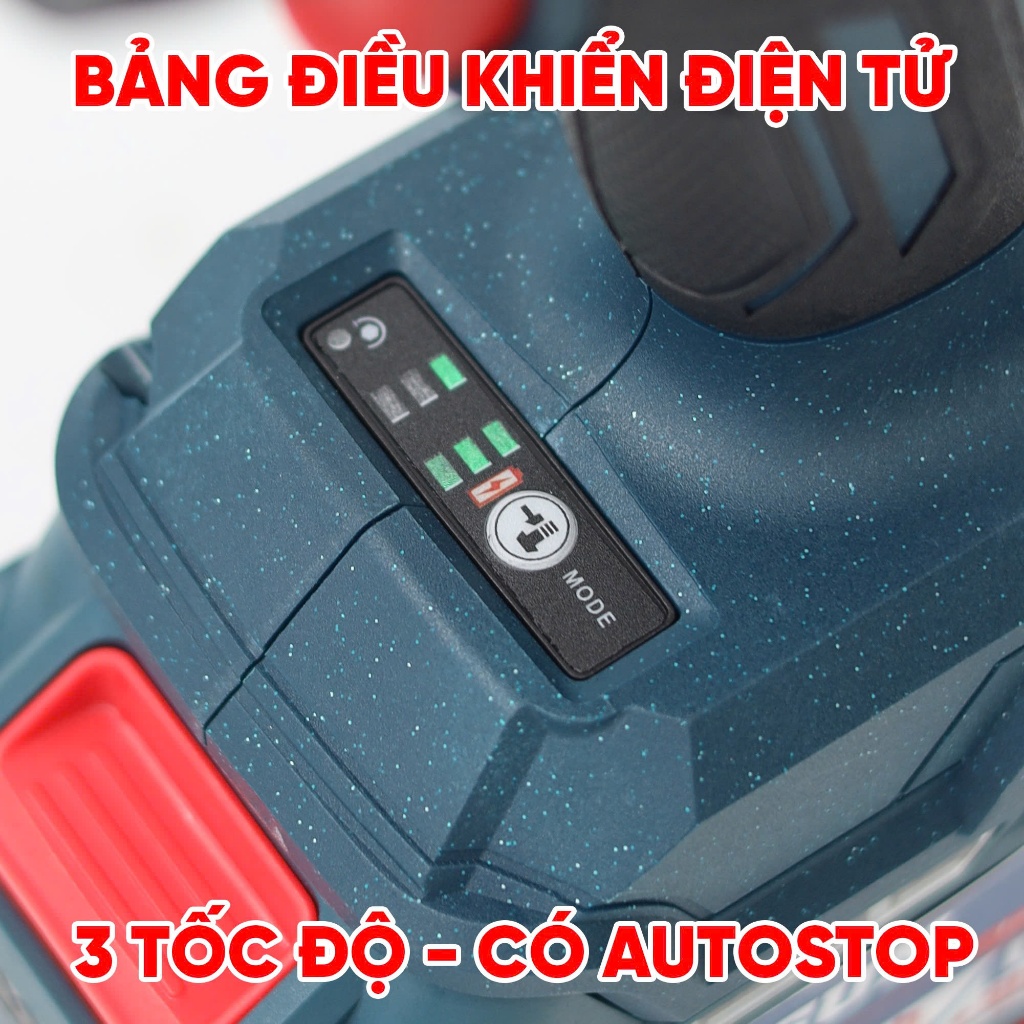 Máy Siết Mở Ốc Ô Tô Siêu Khỏe BS BOSSUN BS-IW750N, Lực Siết 750N.m, Chỉnh Tốc 3 Cấp  - Không Than