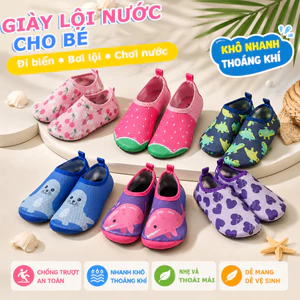 Giày đi nước trẻ em chống trượt, nhanh khô, thoáng khí, siêu nhẹ, giày đi biển cho bé