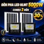 COMBO 2 BỘ ĐÈN NĂNG LƯỢNG MẶT TRỜI 5000W - VỎ NHỰA ABS, Đèn sáng không tốn điện, độ sáng 6-8 tiếng. Chống nước IP69