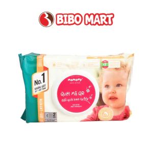 Giấy Ướt Mamamy Có Nắp Không Mùi 80/100 Tờ An Toàn Cho Trẻ Sơ Sinh - Bibo Mart
