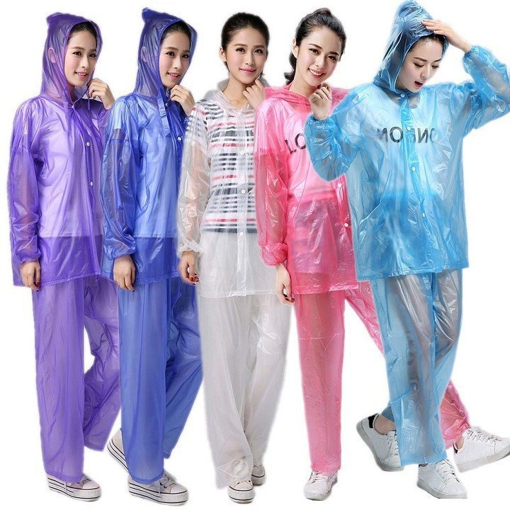 Combo 10 Bộ Áo+Quần Mưa A2 Tiện Lợi Khi Trời Mua