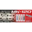 Sên Xích YBN SIÊU NHẸ 12 Tốc MK120 126L CỐT RỖNG - MẮC RỖNG