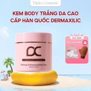 Kem Body Dưỡng Thể Trắng Cao Cấp Dermaxilic Chính Hãng 200g Tặng -ThyLeeCosmetics