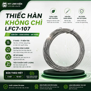 Thiếc Hàn Không Chì LFC7-107 0.8mm Ít Cặn-Mối Hàn Sáng-Dễ Ăn Thiếc Chất Lượng Cao Mylinhkien.