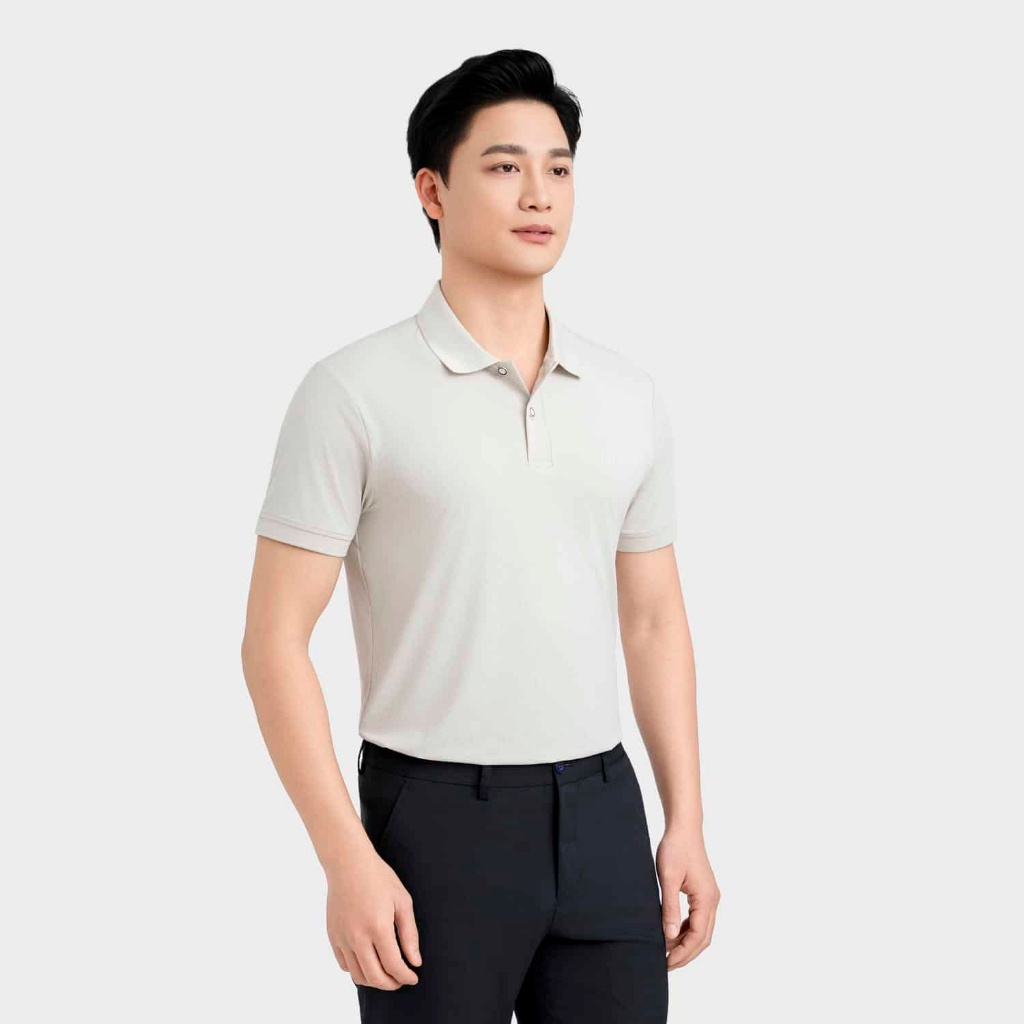 Áo Polo Nam Họa Tiết Insidemen Regular Fit Polyamide cao cấp, mát lạnh, đàn hồi, ôm dáng IPS063MAH0