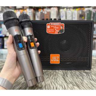 Loa Xách Tay Di Động JBZ J5 Bass 20cm Siêu Trầm Kèm 2 micro, pin trâu, hát cực đã
