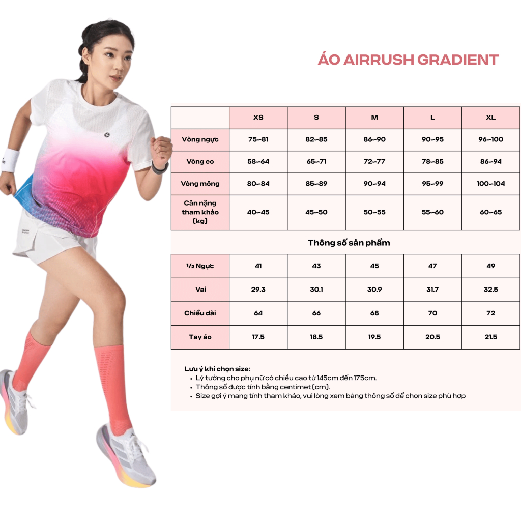 [MUA 2 GIẢM 10%] BST áo thun Nữ Graphic Gradient màu sắc nổi bật tôn da mặc hàng ngày tập thể thao Coolmate Women