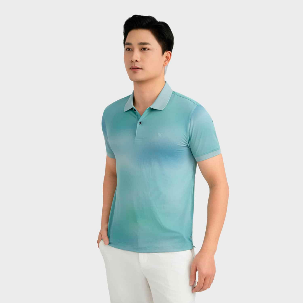 Áo Polo Nam Lưới Insidemen Regular Fit hiệu ứng Gradient độc đáo, thoáng khí, khô nhanh IPS251AS0