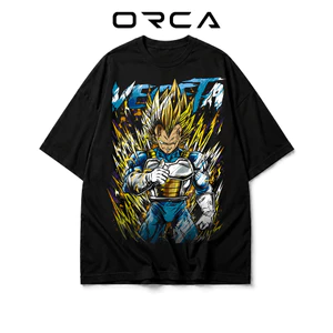 Áo thun Orca in hình Vegeta Dragon Ball - Vải Cotton cao cấp - ORCA58