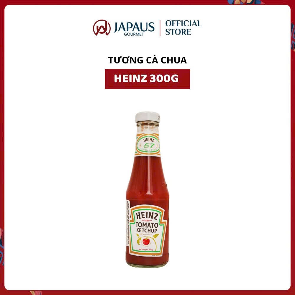 Tương Cà Chua Heinz Tomato Ketchup Chai Thủy Tinh 300g JAPAUS GOURMET