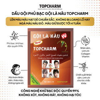 [QUÀ TẶNG KO BÁN] Combo 10 dầu gội phủ bạc dưỡng tóc chắc khỏe