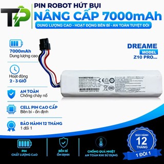 PIN ROBOT HÚT BỤI NÂNG CẤP THAY THẾ CHO DREAME Z10 PRO BẢO HÀNH 1 NĂM DUNG LƯỢNG 7000 mAh