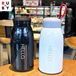 Bình giữ nhiệt Hello 520ml,  khắc nội dung theo yêu cầu, giữ nóng lạnh 12H, Inox 304 màu sắc nổi bật