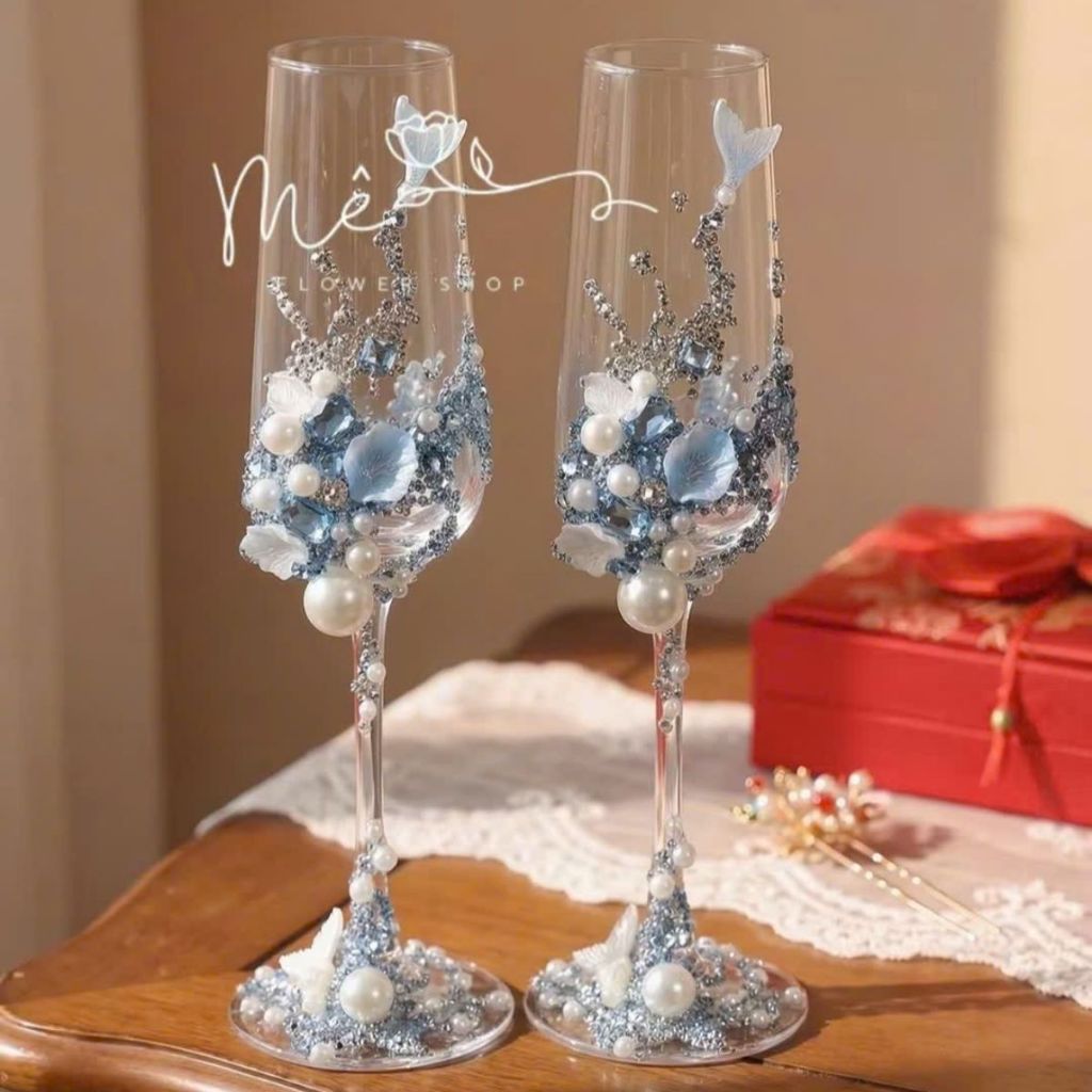 Keo dán đính đá trang trí ly thủy tinh B6000 keo dán đá ly cưới đám cưới đồ handmade 50ml 110ml