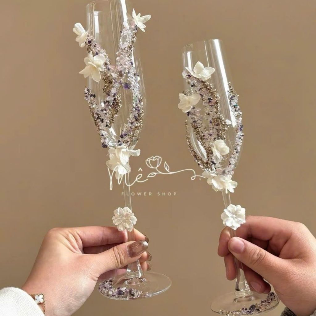 Keo dán đính đá trang trí ly thủy tinh B6000 keo dán đá ly cưới đám cưới đồ handmade 50ml 110ml