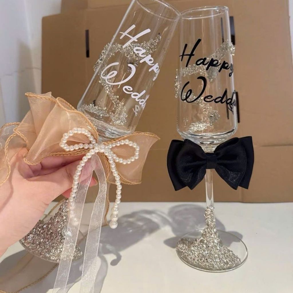 Keo dán đính đá trang trí ly thủy tinh B6000 keo dán đá ly cưới đám cưới đồ handmade 50ml 110ml