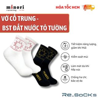 Combo 3 Vớ Tất Tái Chế Re.socks Thời Trang Thể Thao BST Tái Xinh BASIC Tái Xinh FE Đất Nước Tỏ Tường
